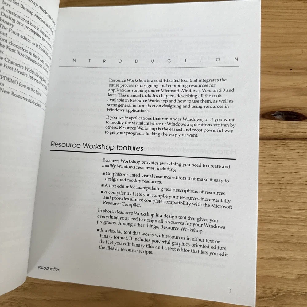 Borland Resource Workshop User's Guide 1991